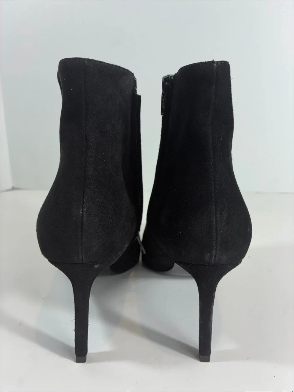 Saint Laurent Black Suede Ankle Boots Size 38.5 US 8.5
